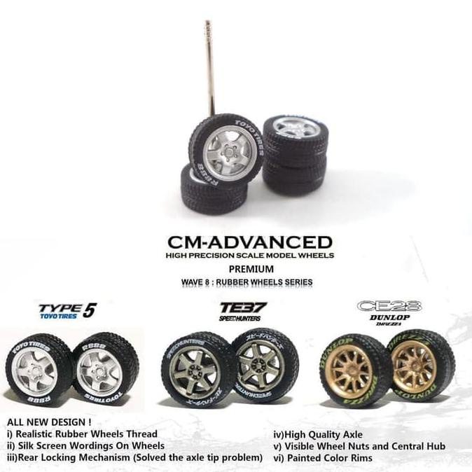 Jual Silahkan Order Ban Karet Cm Advanced Type 5 Toyo Tires Diecast 1 64 Wheels Indonesia Shopee Indonesia