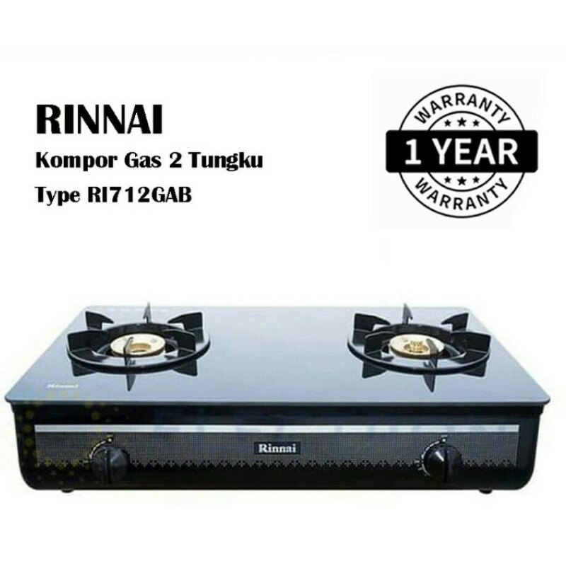 Jual Rinnai Ri 712 Ga B Kompor Gas Kaca 2 Tungku Rinnai Ri 712 Gab Ri712ga Ri 712 Ga B Shopee Indonesia