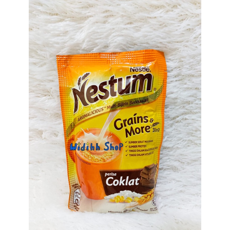 Nestum Coklat / Oat / Brown Rice / Madu / Kurma / Taro / 3in1 Nestle Malaysia Isi 1 Sachet / Nestum Grains &amp; More / Nestum 3 in 1 Grain and More