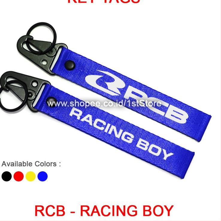 GANTUNGAN KUNCI RCB RACING BOY KEYCHAIN MOTOR LOGO MEREK VELG MASTER REM SHOCK BREAKER SHOCKBREAKER 