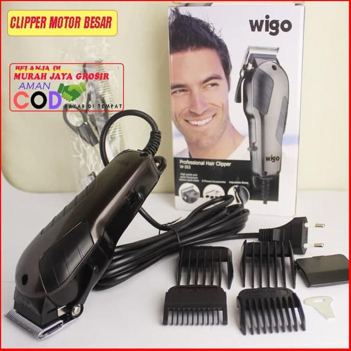 Termurah  Clipper Alat Cukur Rambut Wigo W 353 Mesin Pencukur Pangkas Elektrik barang
