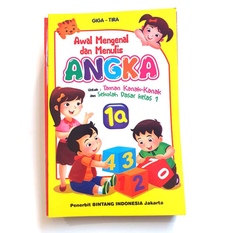 Buku TK Awal Mengenal dan Menulis ANGKA 1A/1B (per jilid/paket)