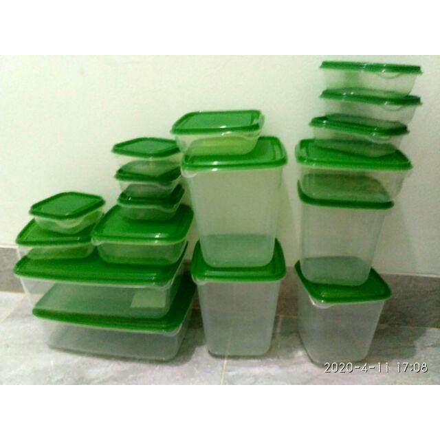 PRUTAH kotak makanan set isi 17/Box piknik/Kotak bekel