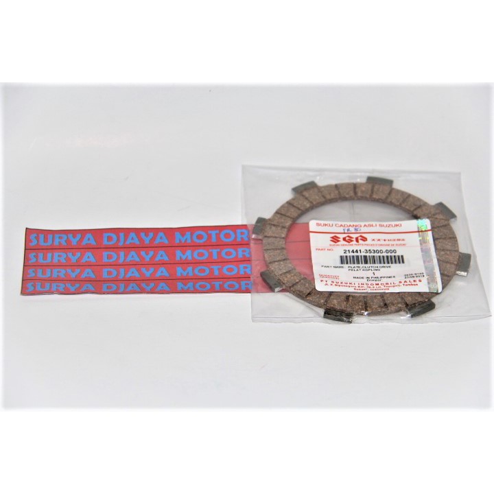 Plat Kampas Kopling Suzuki FR80 FR 80 Original 21441-35300-000