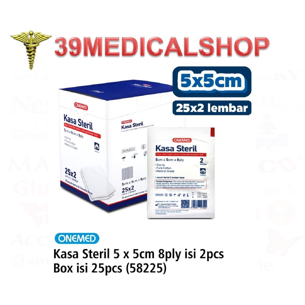 Jual Kassa Steril X Cm Onemed Ply Box Isi Pouch Shopee Indonesia