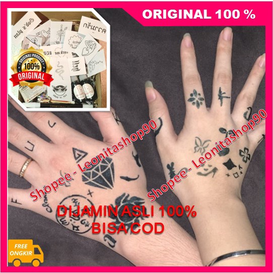 Tattporarry Henna Tato Kit Henna Mendesain Tato Dengan Aman dan Halal 100% ORIGINAL