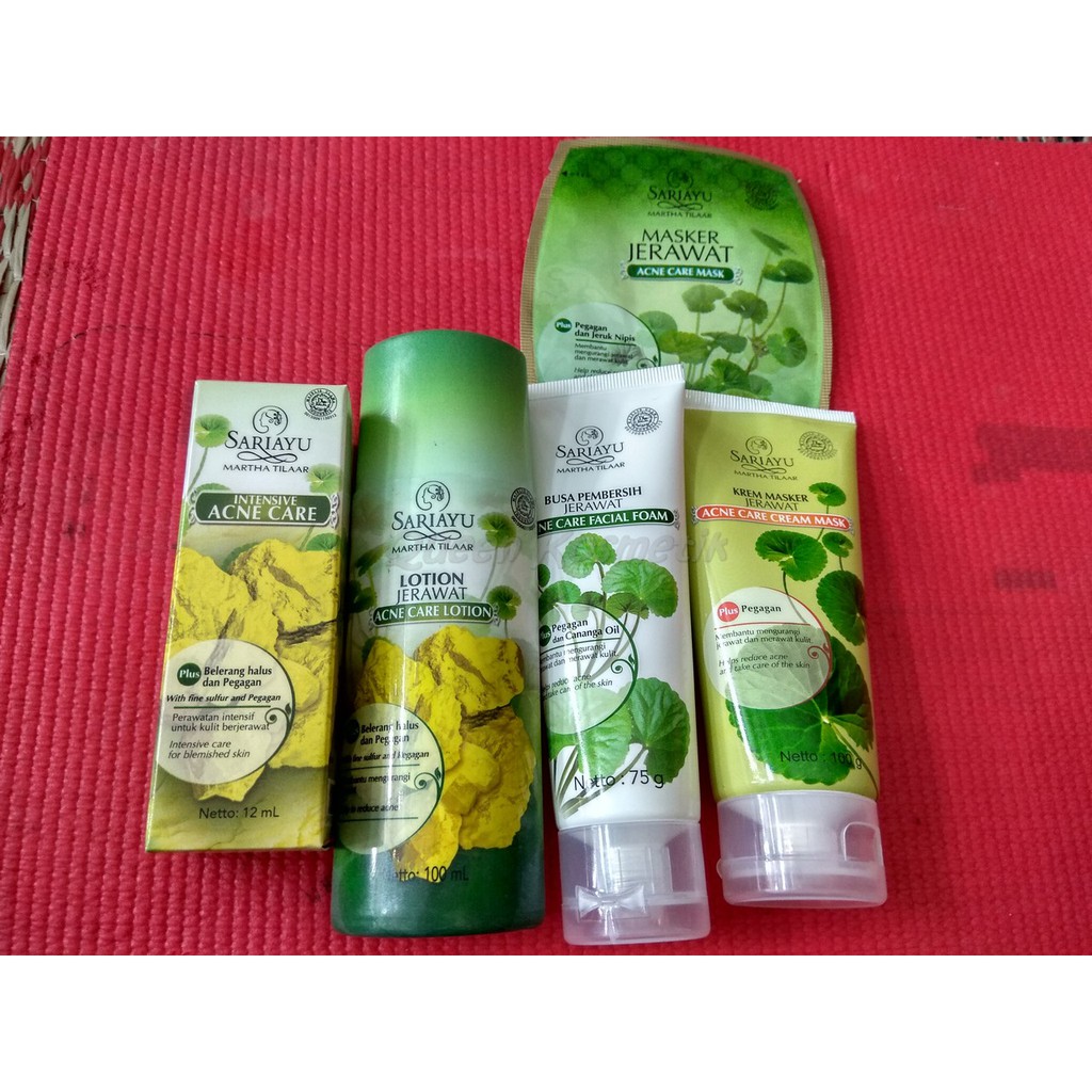 Paket Sariayu Acne /  jerawat
