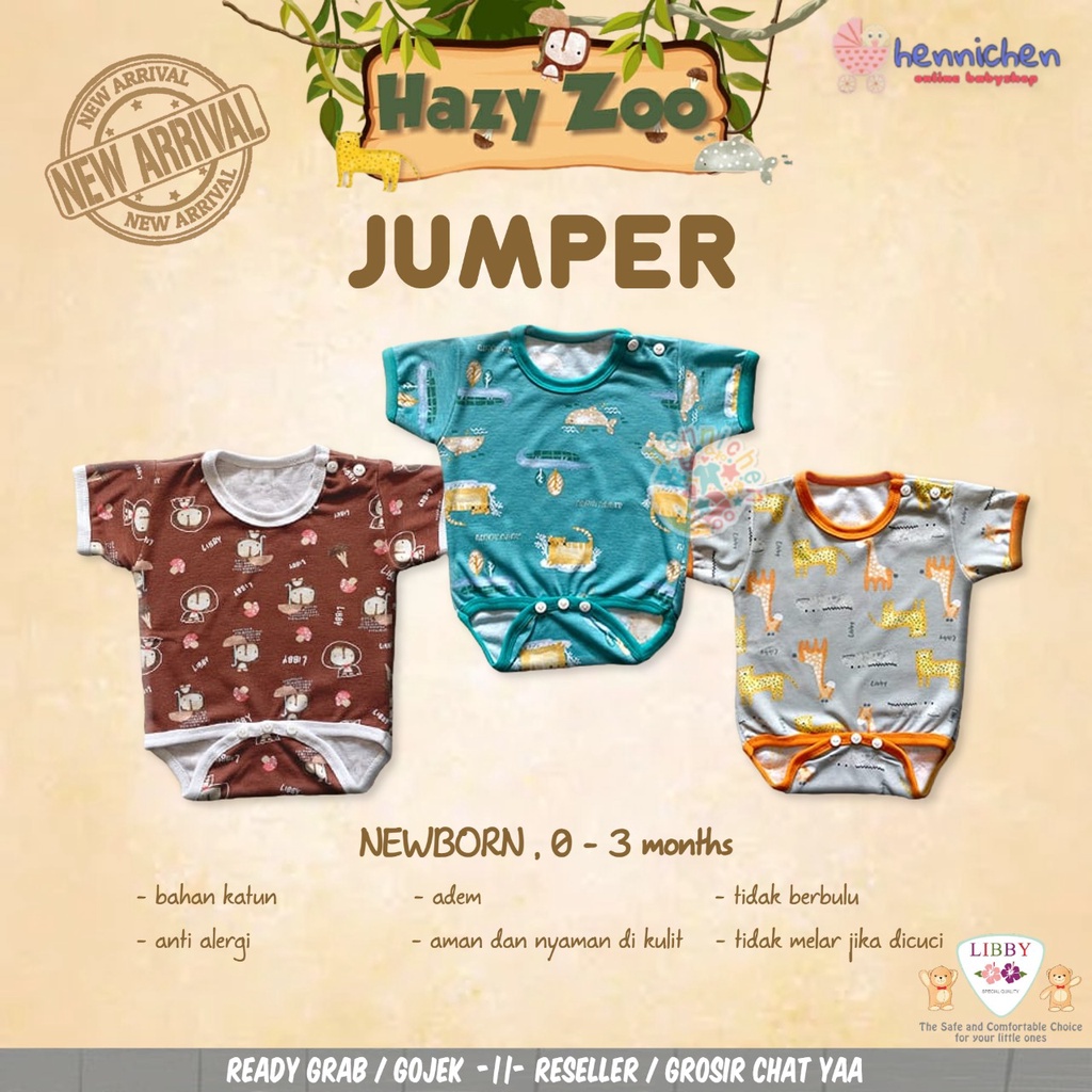 LIBBY Baju Kodok Segitiga / Jumper Romper Motif (0-3M)| Baju Bayi BON VOYAGE / ZOE BABY / SUMMER GAMES / TEA TIME / TREE HOUSE / SUNNY HILLS / HELLO SUNSHINE / ENCHANTED WILD Perlengkapan Bayi Baru Lahir