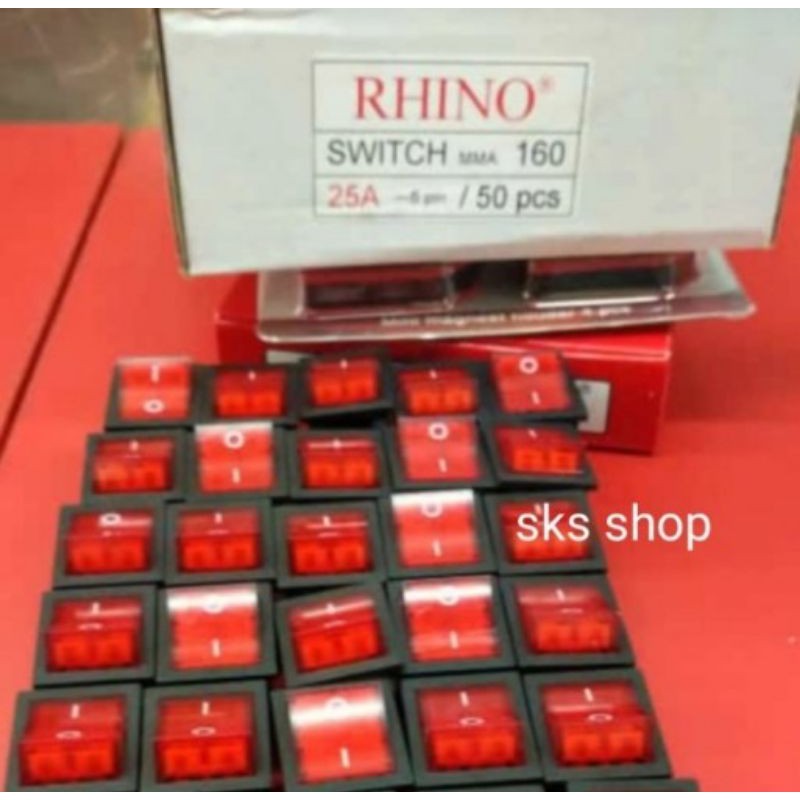 saklar travo las Rhino switch saklar mesin las rhino