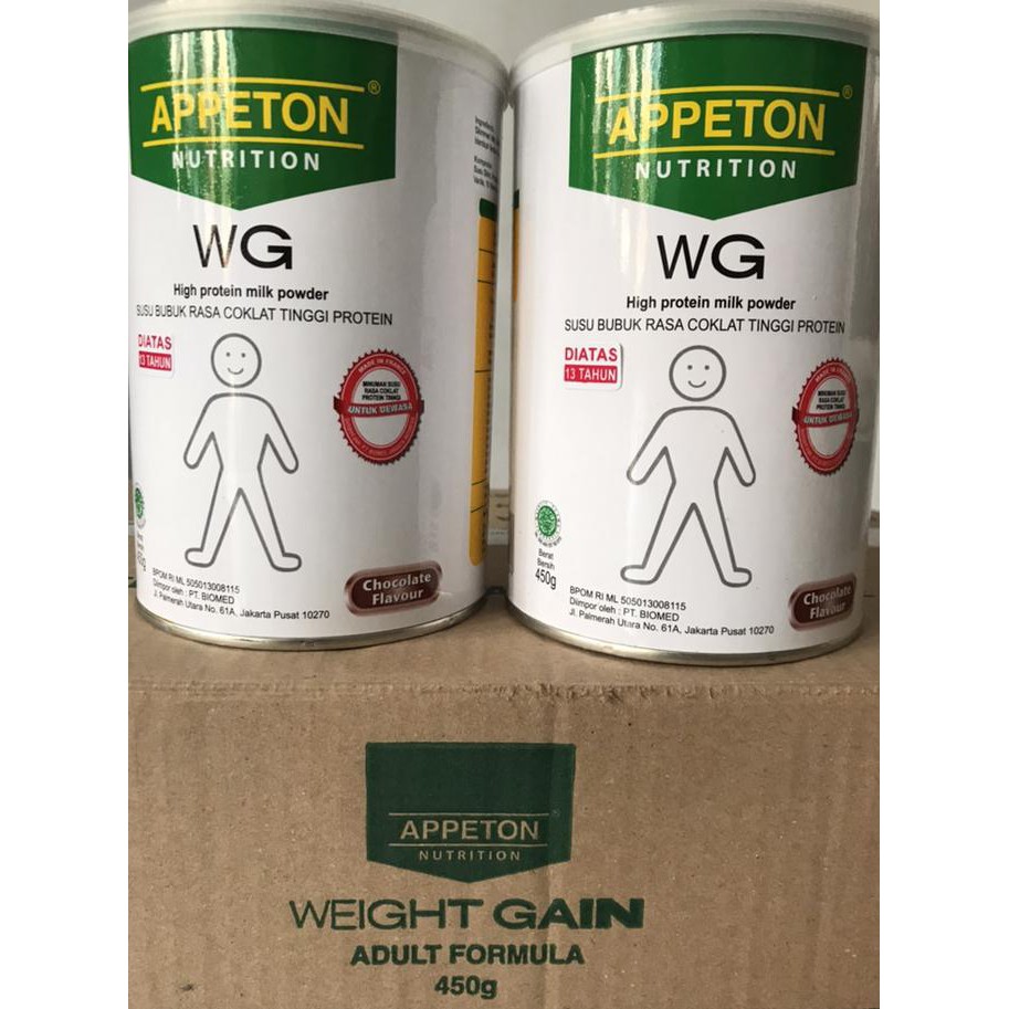 

BISA BAYAR DI TEMPAT Appeton Weight Gain Susu Untuk Gemuk Rasa Cokelat (Dewasa) - 450 Gram
