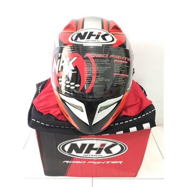 Helm nhk gp pro full face race 02