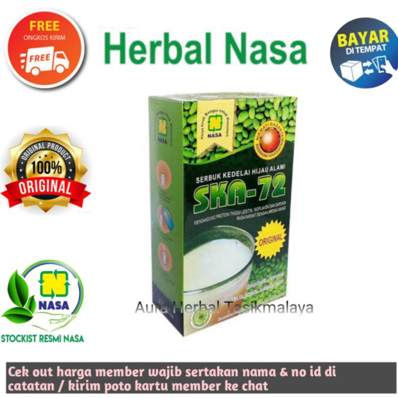 

Ska-72/Skao original Nasa / susu kedelai alami penambah berat badan aman