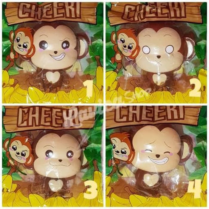 Squishy Jumbo Cheeki Licensed by Punimaru