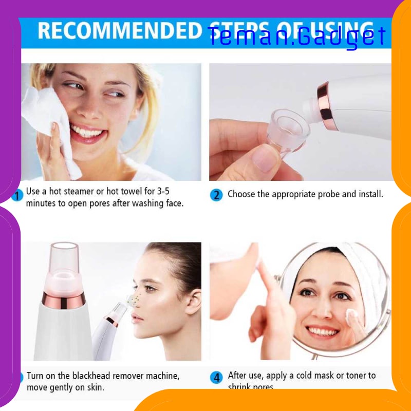 TG-FE317 HAILICARE VACUUM SUCTION SKIN FACE CARE BLACKHEAD PORE CLEANER - 3106