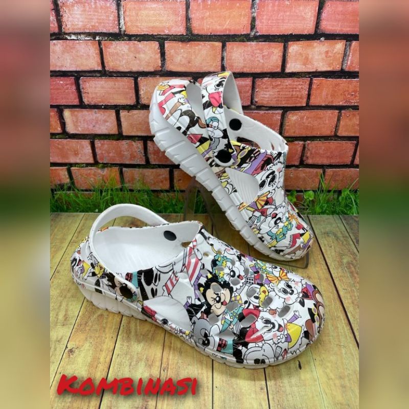 Sandal Baim Kodok Bolong Bolong 958 Motif