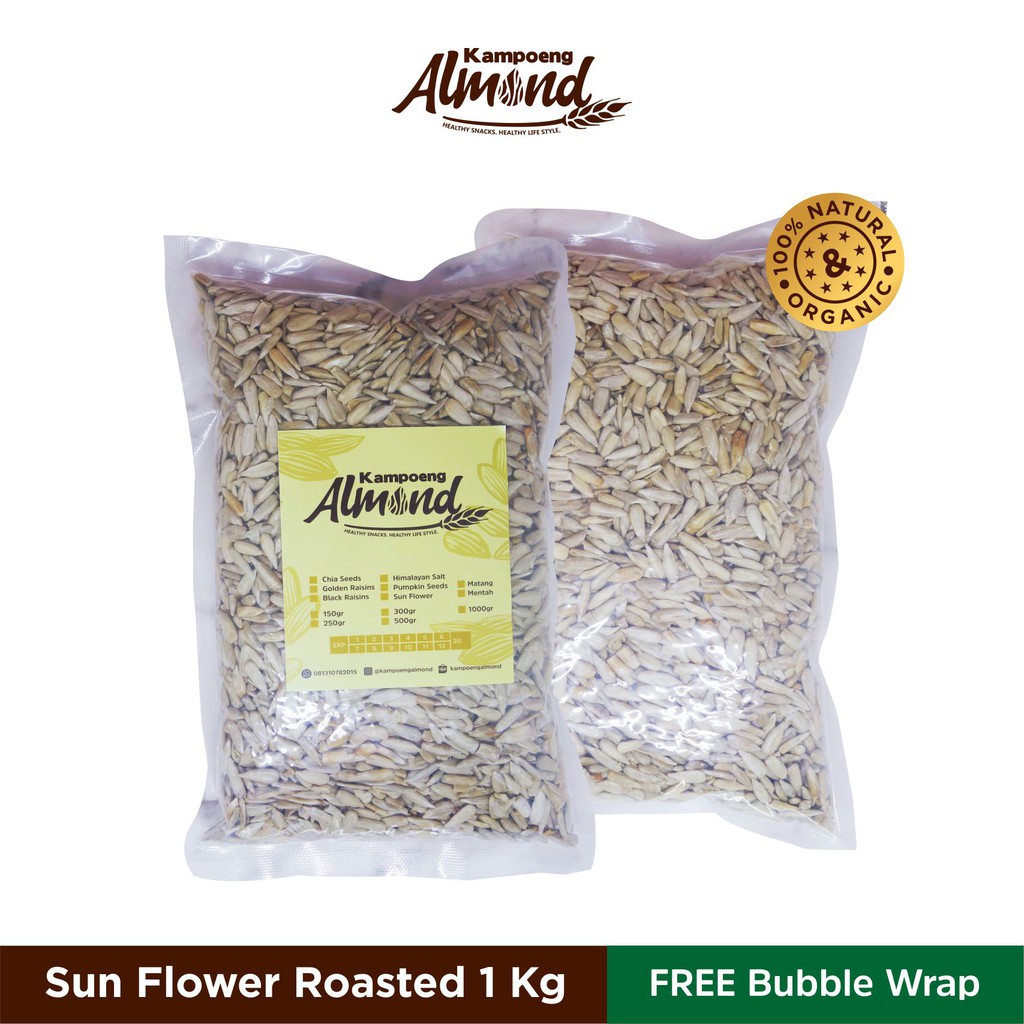 

Sunflower Seeds / Kuaci Kupas Roasted ( Panggang ) Uk. 1 KG