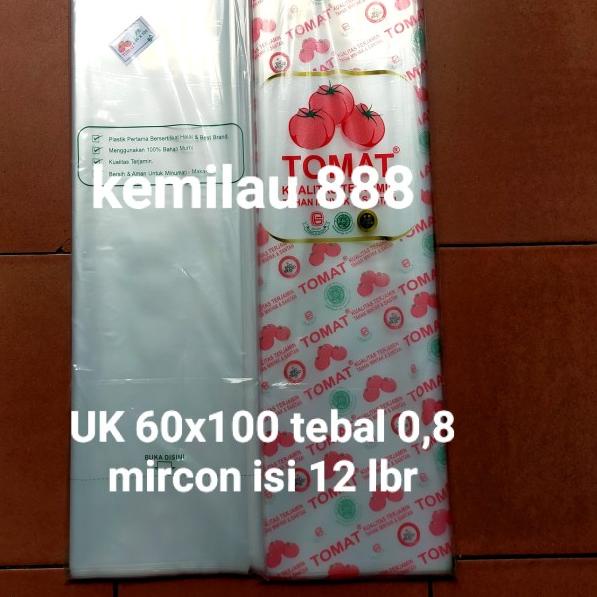 

plastik PE tomat uk 60x100 TEBAL