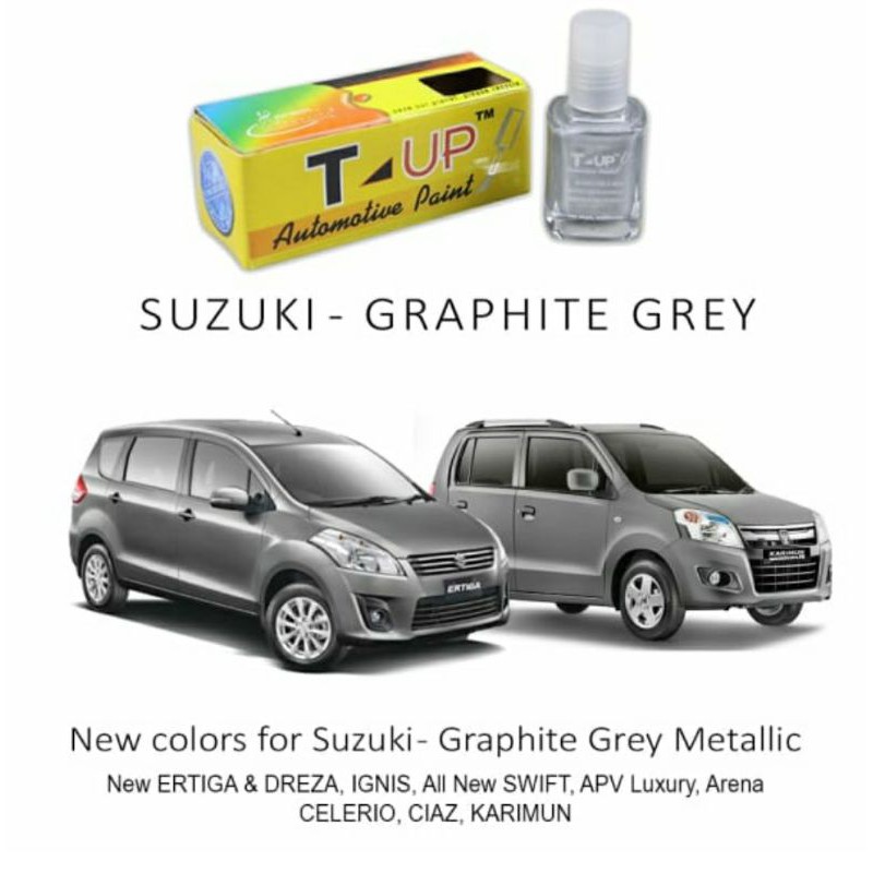 T-UP CAT OLES SUZUKI GRAPHITE GREY CONTOH CAT GRAPHITE GREY SUZUKI SAMPLE CAT GREY SUZUKI ERTIGA APV