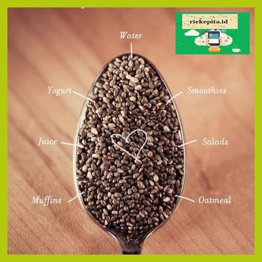 

5Yer67R- Organic Chia Seed Mexico Chiajoy 500 Gram Terbaik Untuk Diet T7Rty67-