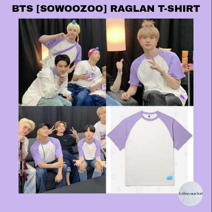 [READY STOCK] BTS SOWOOZOO - RAGLAN T-SHIRT