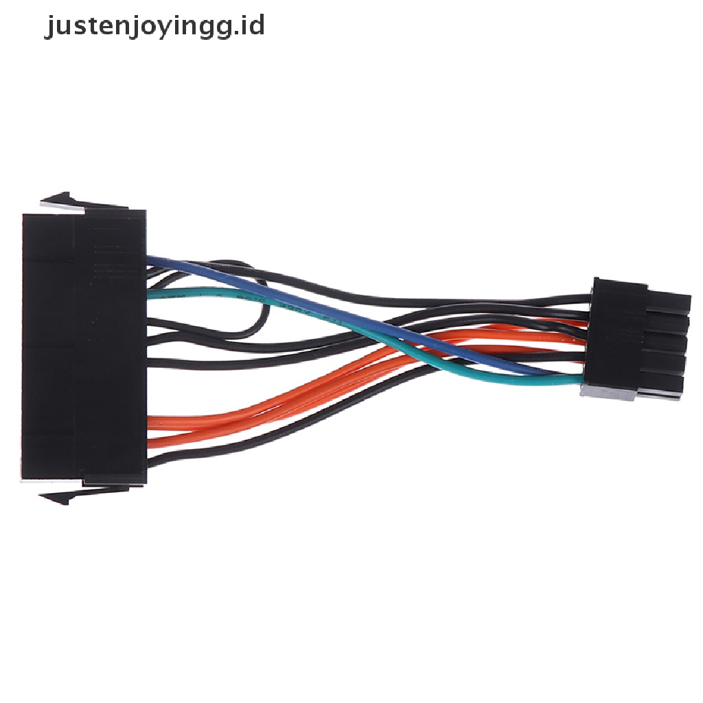 // justenjoyingg.id // 24Pin Female to 10Pin Male Adapter Power Supply Cable Cord for 10PIN Motherboard ~