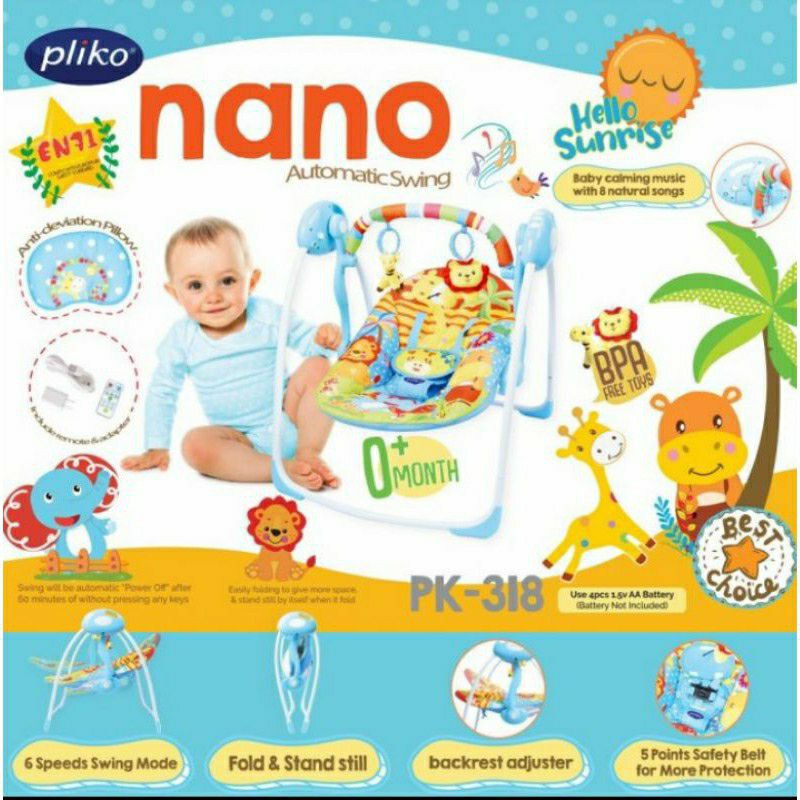 Pliko  automatic swing /ayunan bayi pk 318