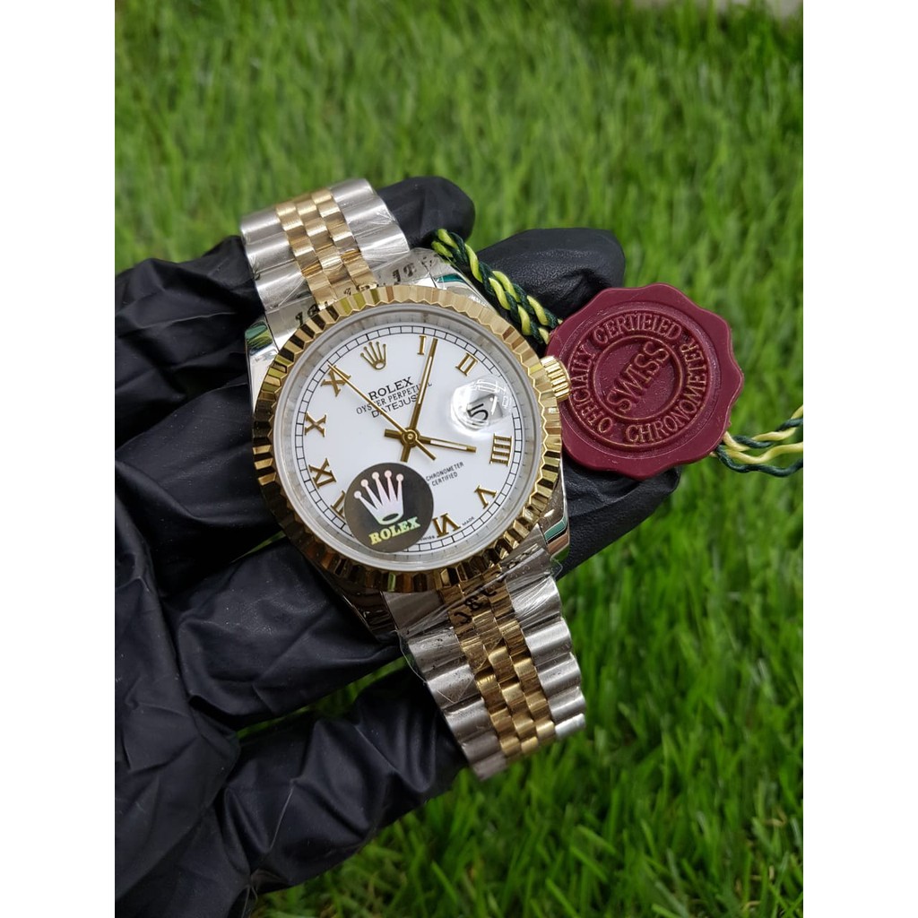 Rolex Datejust Romawi swiss clone 1:1