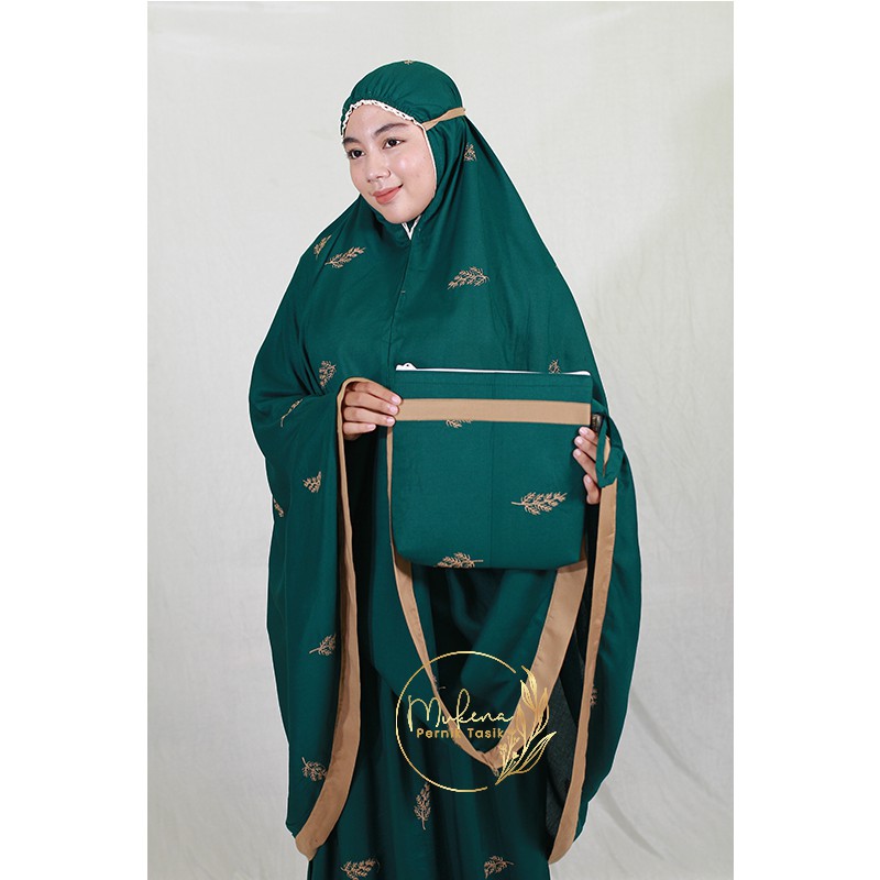 MUKENA KATUN RAYON RANTING BORDIR PINES MUKENA KATUN RAYON PREMIUM