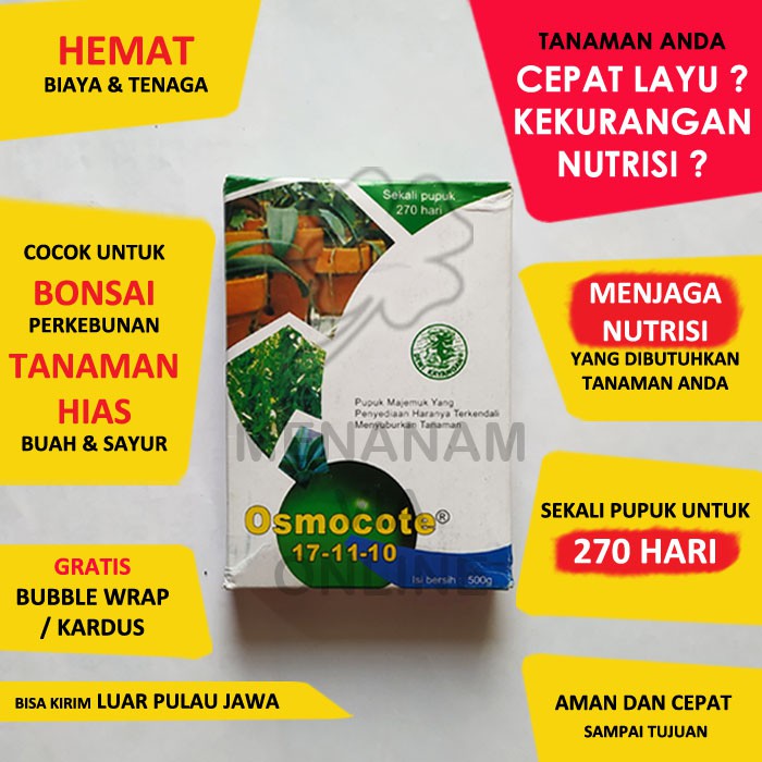 Pupuk Dekastar 17-11-10 500gr - Now Osmocote