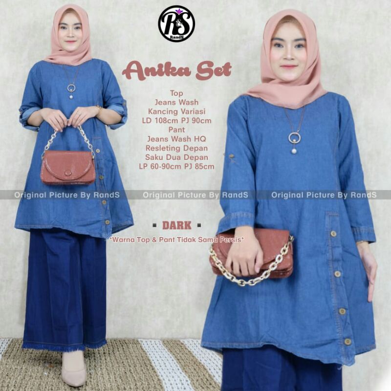 anika set/pakaian dewasa/set dewasa
