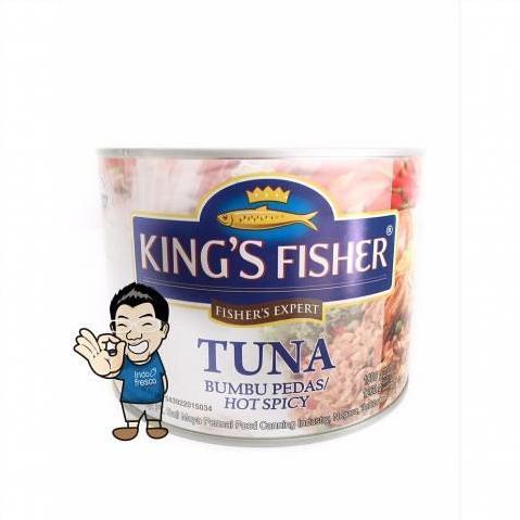 

KING S FISHER TUNA IN CANNED DAGING TUNA KALENG 1800G ---Termurah---