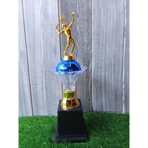 Piala V1 204 crystal blue badminton