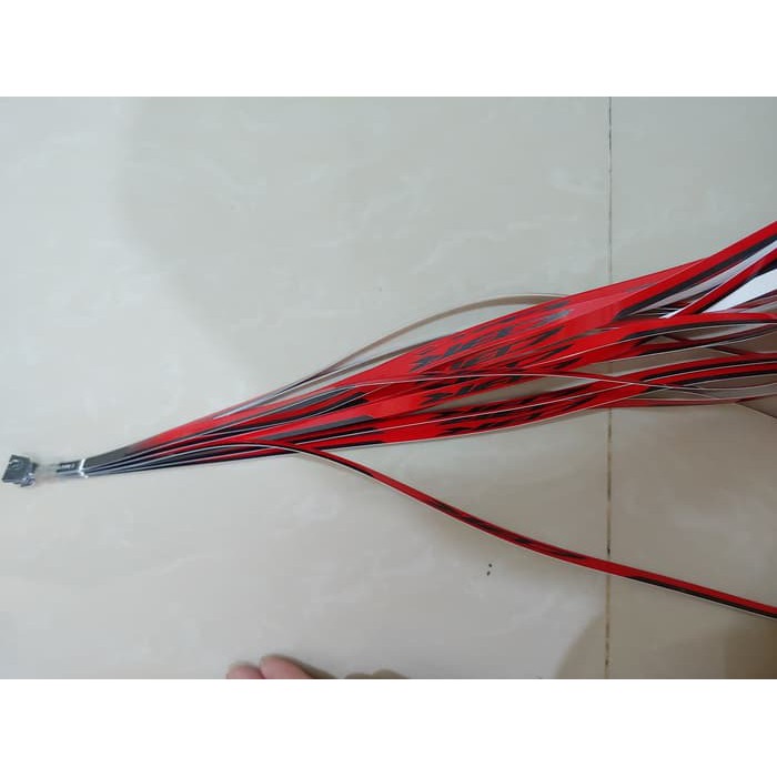 Striker Motor ORI&KW / Stiker Velg Cbr 250Rr Original Hitam Merah - Rim Decal Cbr 250 Rr Ori