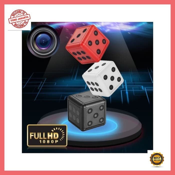 Spy Dice Camera Mini Kamera Dadu Pengintai Mata-Mata Full HD 1080P