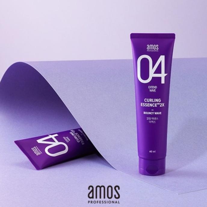 AMOS PROFESSIONAL Curling Essence 2X Bouncy Wave BAGUS