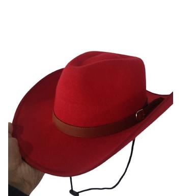 ♠️ topi koboy koboi fedora tali gesper kulit high class comboy coboy hat y2k Laken premium varian wa