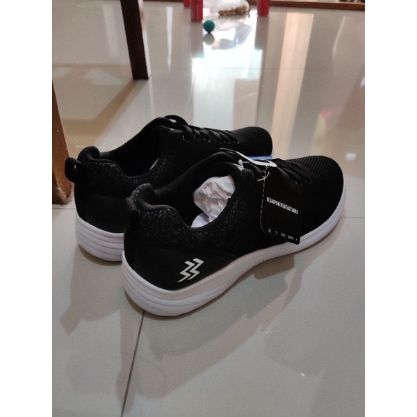 geoff max athletica AT 693 black white shoes sepatu pria wanita