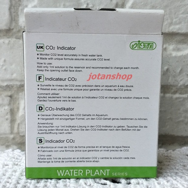 ista Co2 Indikator check indicator co2 aquascape aquarium (with Liquid Solution )