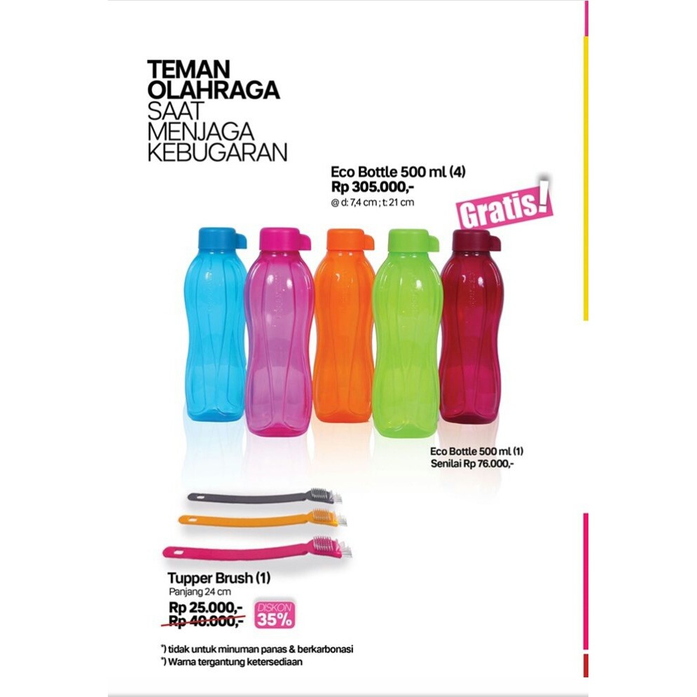 TUPPERWARE ECO BOTTLE 500ML