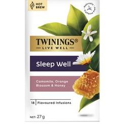 

♛ Twinings Infusions Live Well Sleep Well Tea Bags 18 pack ㅛ