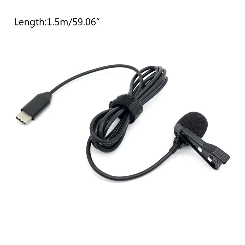 Zzz Mikrofon Kondenser Lavalier Omnidirectional Kabel USB Tipe C Untuk One RS