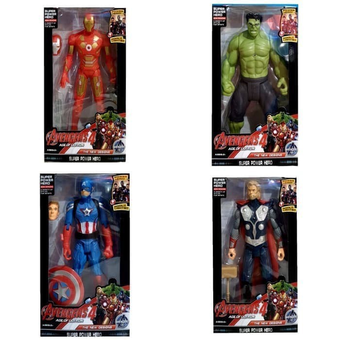 MWN Robot Superhero Age Ultron 4pcs BESAR No.986-1