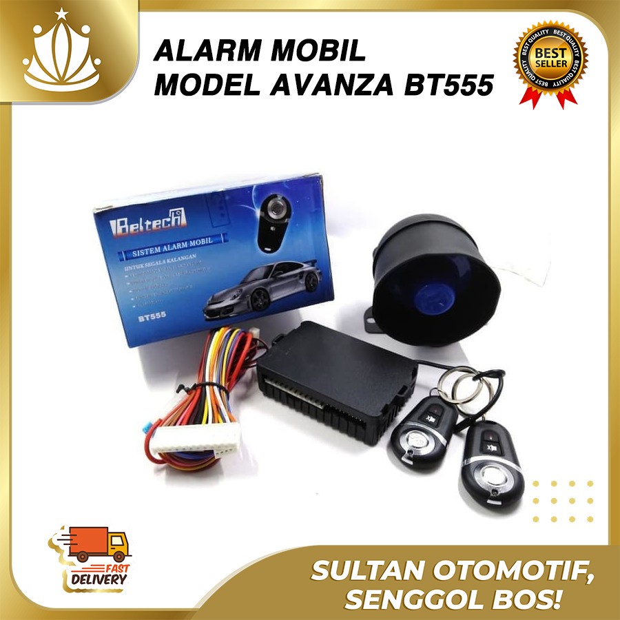 Alarm Remote Mobil Anti Maling Central Lock Universal Beltech BT555