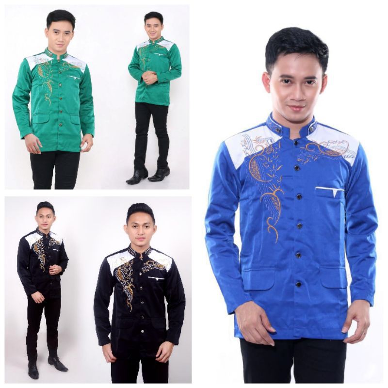 Jasko Bordir Modern | Jasko polos jas koko putih |Jas koko bordir