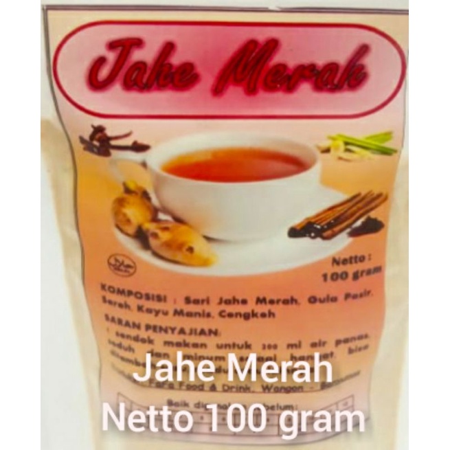 

Jahe Merah Bubuk 100 gram |Bubuk Jahe Merah|