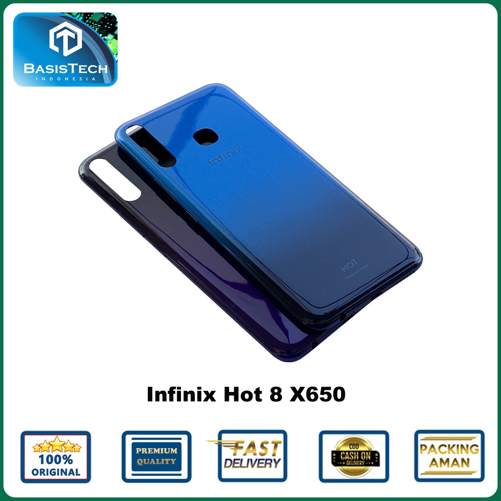 BACK COVER BACKDOOR CASING INFINIX HOT 8 X650