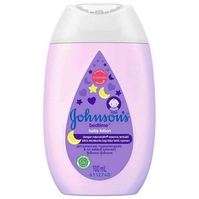 Johnson's Bedtime Baby Lotion 100ml Shopee Indonesia