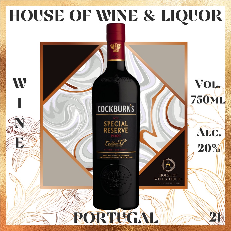 Jual Cockburns Special Reserve 750 ml ( Sweet Port Wine ) with Box
