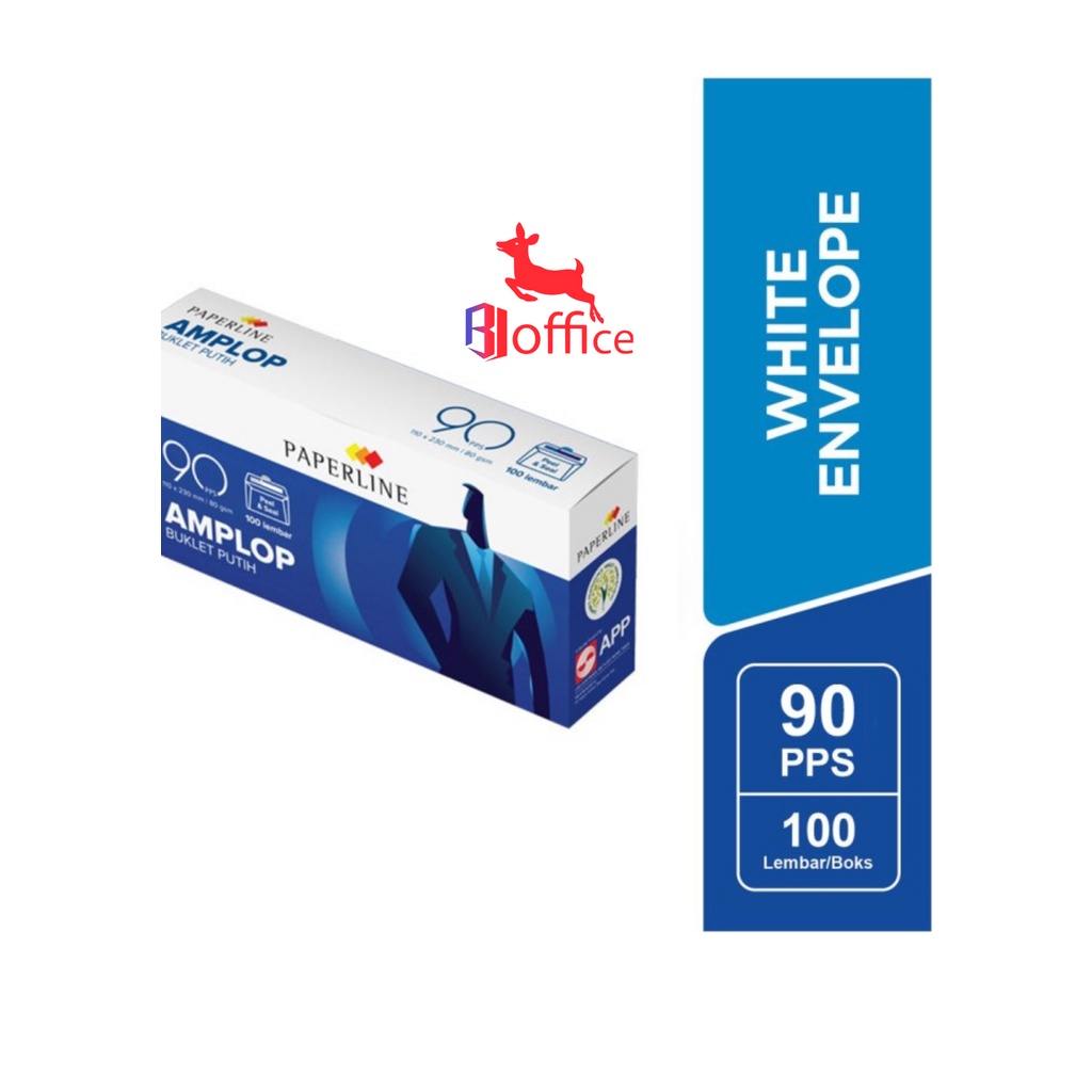 

Amplop Putih 90 PPS Paperline PPL Peel Seal Lem Strip Perekat Segel Buklet