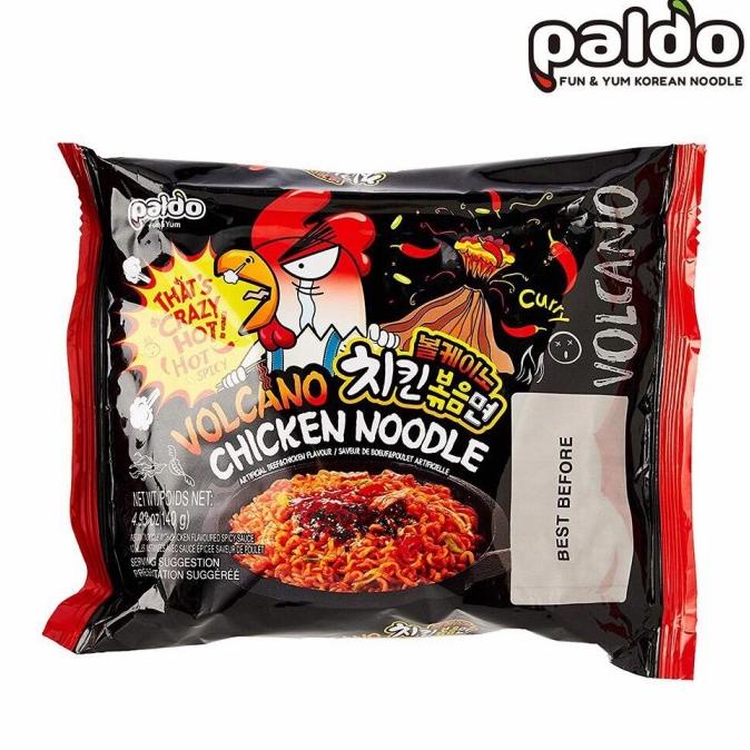 

PALDO VOLCANO SPICY CHICKEN NOODLE MIE KOREA PEDAS 140 gram